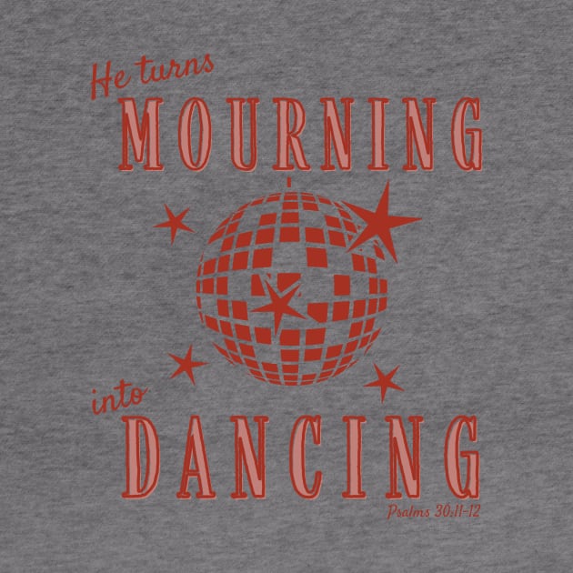 Christian Mourning into Dancing Retro Disco Design by bbreidenbach